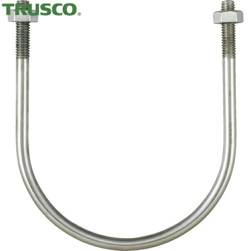 トラスコ TRUSCO 配管支持金具 SGP用Uボルト SUS304 呼び径100A ねじ径W3/8 (1個) 品番：TSGP-BT100A-S