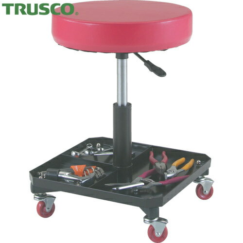 TRUSCO(トラスコ) 工具入れ付作業椅子 Φ370×H430〜555 (1脚) 品番：TWC-S