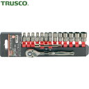 トラスコ TRUSCO ソケットレンチセット 6角タイプ 差込角6.35 15S (1S) 品番:TSW2-15S