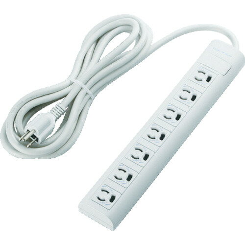 エレコム ELECOM OAタップ 3P 7個口 マグネット 抜け止め 3m (1個) 品番：T-Y053NDA