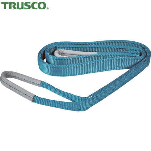 TRUSCO(トラスコ) リサイクルポリエステルスリング JIS3等級 両端アイ形 35mmX2.5m (1本) 品番：TRPS35-2.5