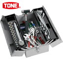 【6/22 20:00〜6/27 01:59迄 ポイント2倍 お買い物マラソン】 TONE トネ 整備用工具セット TSS460ツールセット シルバー 間口43...