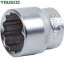 TRUSCO(トラスコ) ソケット(12角) 差込角12.7 対辺36mm (1個) 品番：TS4-36W