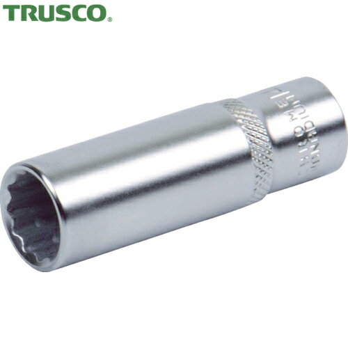 TRUSCO(トラスコ) ディープソケット(12角) 差込角12.7 対辺27mm (1個) 品番：TS4-27WL