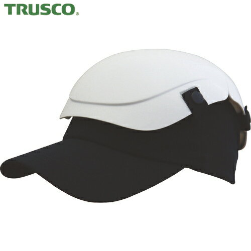トラスコ TRUSCO ヘルメット 軽作業帽 防災用セーフティ帽子 キャメット ホワイト (1個) 品番：TSCM-W