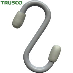 TRUSCO(トラスコ) まとめ買い スチールSフック 50mm 白 200個 (1箱) 品番：TTSH50BOX