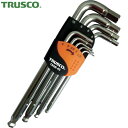 トラスコ TRUSCO ステンレスボールポイント六角棒レンチセット(標準タイプ) 9本組 (1S) 品番:TSSB-9S