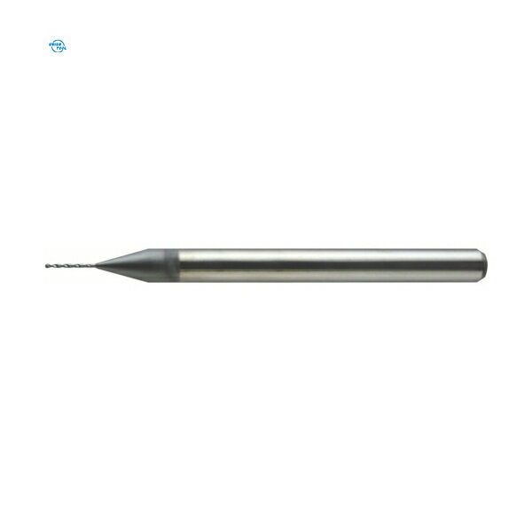 ユニオンツール 2枚刃ユニマックスドリル φ0.5×溝長5×全長38 (1本) 品番:UDCMX2050-050