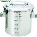 トラスコ TRUSCO ステンレスタンク ステンレスポット蓋付 200×200 6L 手付 (1個) 品番:TSH-4620