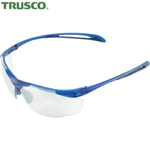 トラスコ TRUSCO 二眼型セーフティグラス （フィットタイプ） ブルー (1個) 品番：TSG-8212B