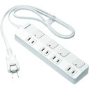 Panasonic パナソニック ザ・タップZ ACアダプター対応 4コ口 1mコード付 ホワ (1個) 品番:WHS25149WP