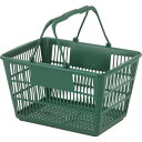太幸 買い物かご ショッピングバスケット U17 ダークグリーン 17L (1個) 品番:U-17-DGR
