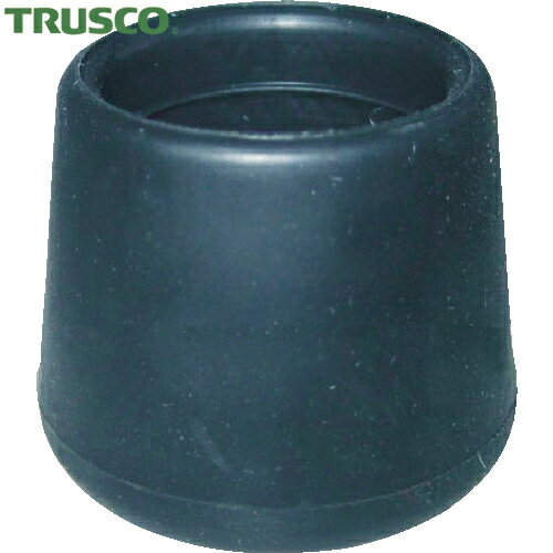 TRUSCO(トラスコ) イス脚キャップ 12.7mm 黒 4個組 (1袋) 品番：TRRCC127-BK