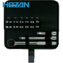 【6/22 20:00~6/27 01:59迄 ポイント2倍 お買い物マラソン】 HOZAN ホーザン ソケットレンチセット (1S) 品番:W-511
