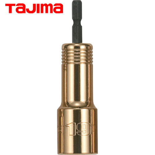 タジマ tajima インパクトドライバー用ソケット 18V対応 SDソケット 19mm 12角 (1個) 品番:TSK-SD19-12K