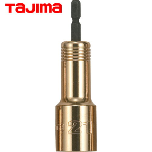 タジマ tajima インパクトドライバー用ソケット 18V対応 SDソケット 21mm 12角 (1個) 品番:TSK-SD21-12K