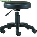 トラスコ TRUSCO 作業用チェア 作業椅子 作業用腰掛け ワークチェア WC-20 ブラック (1脚) 品番:WC-20BK