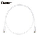 パンドウイット PANDUIT カテゴリ6UTPパッチコード 0.5m オフホワイト (1本) 品番:UTPSP0.5MY