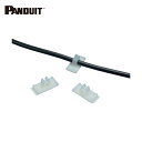 パンドウイット PANDUIT 固定具 コードクリップ ナチュラル (100個入) (1袋) 品番:VCC25-A-C