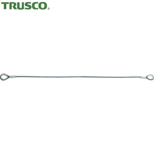 TRUSCO(トラスコ) ワイヤロープスリング Eタイプ アルミロック 12mmX1m (1本) 品番：TWEL-12S1