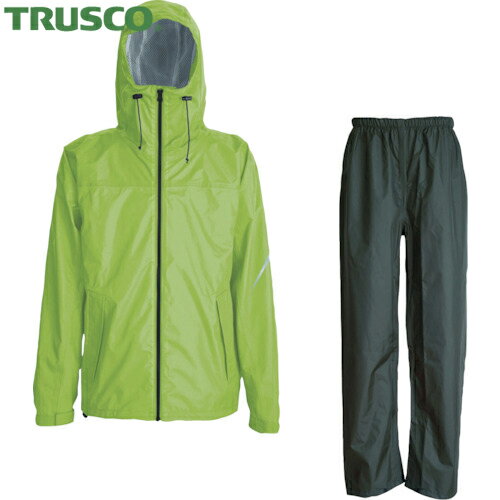 トラスコ TRUSCO コンフォートレインスーツ ライム L (1着) 品番:TRW3440-84-L トラスコ TRUSCO コンフォートレインスーツ ライム L (1着) 品番:TRW3440-84-L