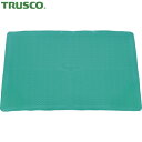 トラスコ TRUSCO 切削油など油での滑り事故防止 HYPER V ノンスリップマット 緑 650×450 (1枚) 品番:TVMAT-GN