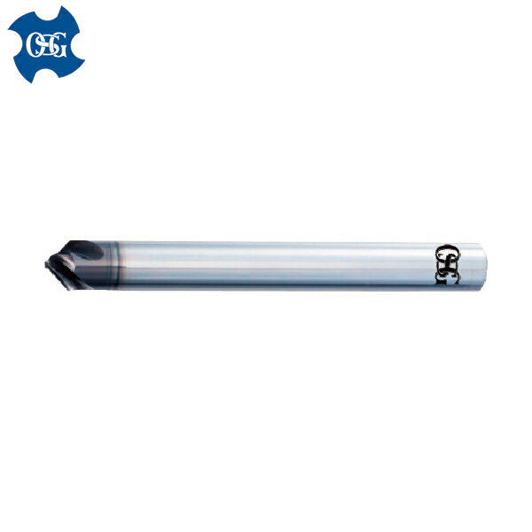 OSG オーエスジー WXLコート 面取りカッタ ポジタイプ ロングシャンク 3刃 先端径1mm 大端径6mm 全長100mm 9200126 (1本) 品番:...