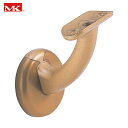 MK D-261 32・35Φ兼用脱着式壁半受ブラケット(カバー式) ゴールド (1個) 品番:ZD-261-00V