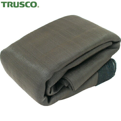 トラスコ TRUSCO 防護ネット 景観保護防風ネット 目合い1mm目 幅2×長さ6m ブラウン (1巻) 品番：WN126