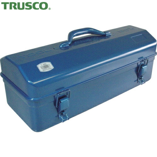 トラスコ 工具箱 TRUSCO 山型工具箱 470×193×211 ブルー (1個) 品番：Y-460-B