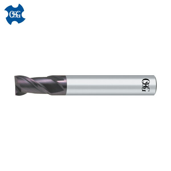 OSG オーエスジー 超硬スクエアエンドミル WXコートガッツミル 2刃スタブ 刃径6mm 刃長9mm 3019060 (1本) 品番:WX-G-EDSS-6