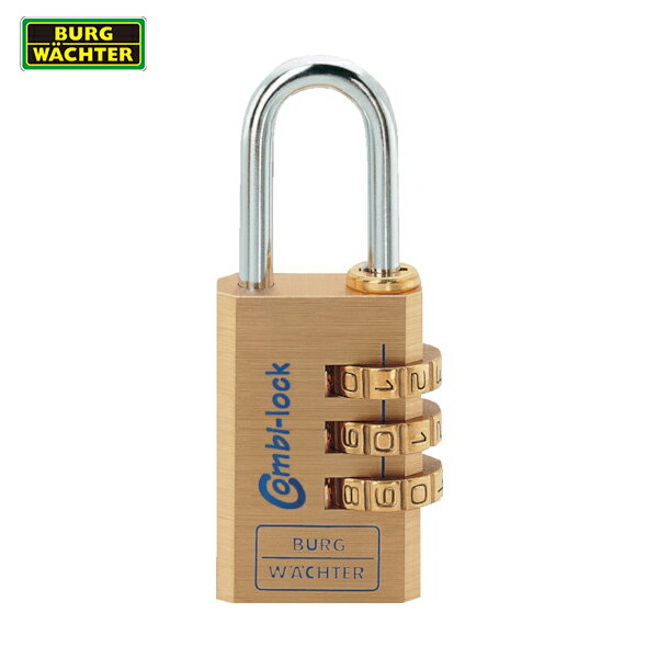 ブルク ヴェヒター ワイヤー式ダイヤル南京錠 コンビ ロック 8030SB (1個) 品番：2471