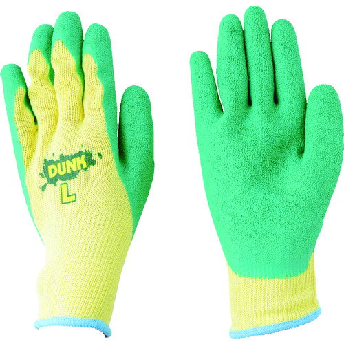 川西工業 作業手袋 ゴム引き手袋 ダンク L （1組（袋）＝10双入） (1組) 品番：2512-L