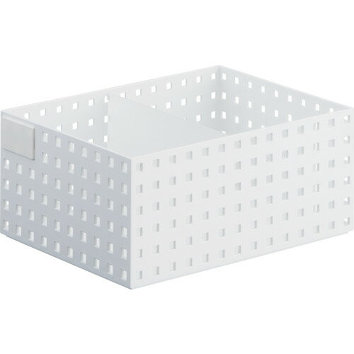 吉川国工業所 収納ボックス 収納ケース仕切り板 ブリックス S9016 仕切り・名札付き280ワイドL W (1個)..