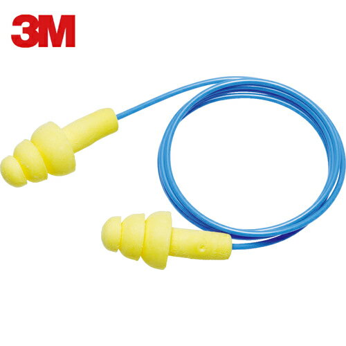 3M(スリーエム) E-A-R[[TM上]] ウルトラフィット 耳栓 340-4004 ひも付き (1組) 品番：340-4004