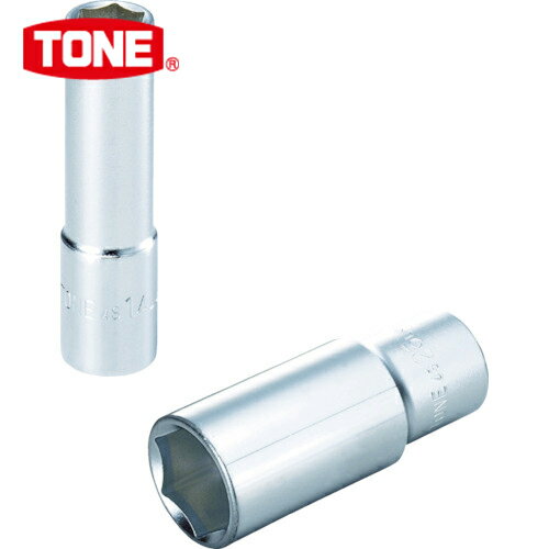 TONE(トネ) ディープソケット(6角) 対辺寸法24mm 全長83mm (1個) 品番：4S-24L