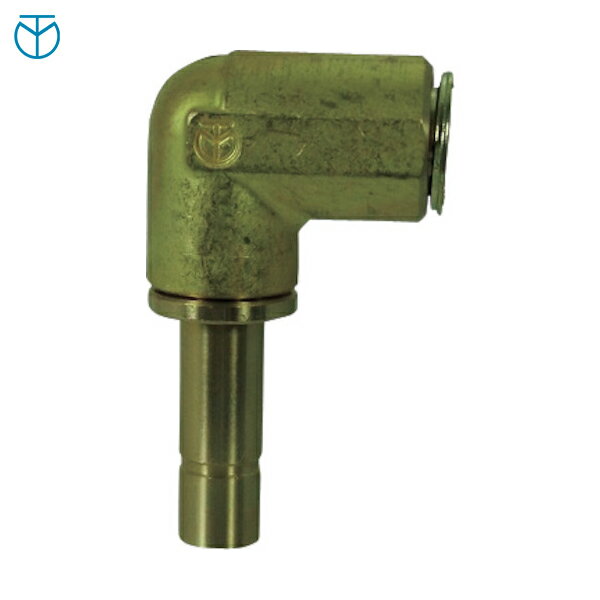 チヨダ 冷却水配管用タッチコネクターフジVタイプエルコネクター(金属) 12mm (1個) 品番：12-00LCB-V