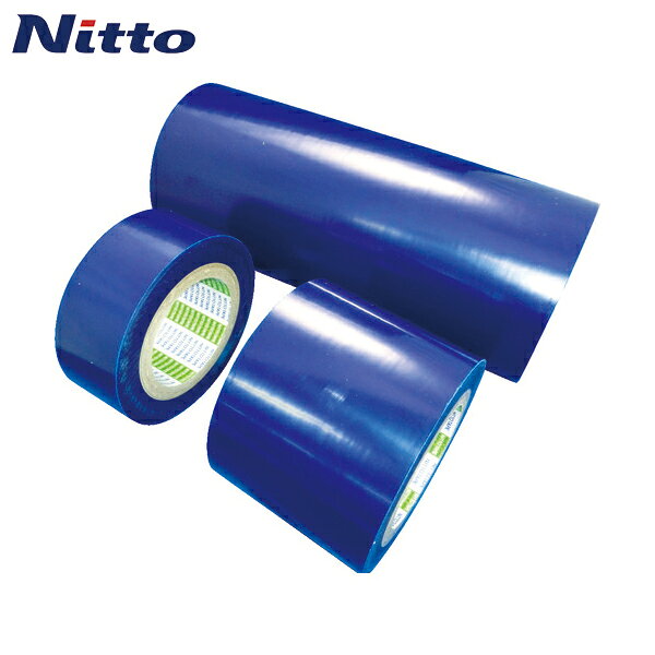 日東電工 金属板用表面保護フィルム SPV−363 0.07mm×50mm×100m ライトブルー (1巻) 品番:363-50