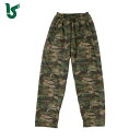 カジメイク 作業服 野外作業着 迷彩パンツ グリーン L (1着) 品番:2218-56-L