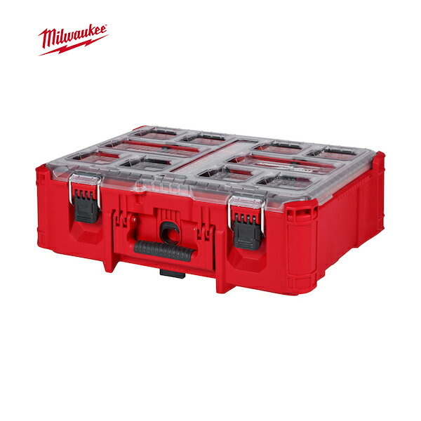 ミルウォーキー 工具箱 間仕切りボックス PACKOUT ディープオーガーナイザー (1台) 品番：48-22-8432