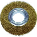 LESSMANN ホイルブラシ 200mm 0.3 真鍮メッキ鋼線 (1個) 品番:366762