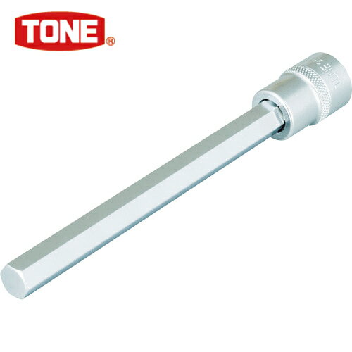 TONE(トネ) 超ロングヘキサゴンソケット 対辺寸法8.0mm 差込角9.5mm (1個) 品番：3H-08L150