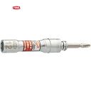 TONE トネ ソケットビット(電動工具用) 差替式ユニバーサルビットソケット 対辺寸法12mm (1個) 品番:2BNU-12