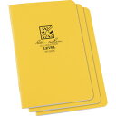 RITR 4 5/8X7 ステイプルノートブック(3冊セット)レベル・イエロー (1S) 品番:311FX(3)