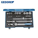 ゲドレー GEDORE ソケットセット 1/2 D19EMU-20 (1S) 品番:2545845