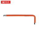 PBスイスツールズ ボール付六角棒レンチ(レインボー) オレンジ色 (1本) 品番:212-5RB