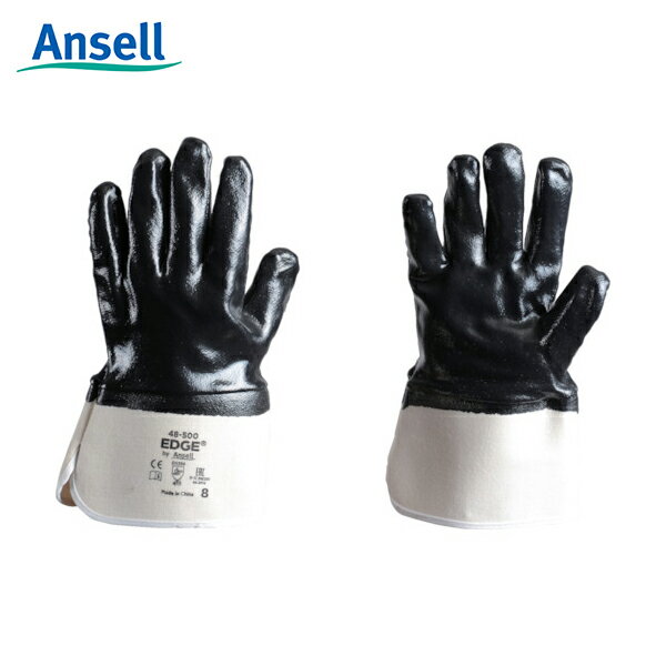 アンセル ニトリルコーティング手袋 エッジ 48-500 Mサイズ (1双) 品番:48-500-8