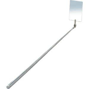 ミツトモ ステンレス検査鏡 54×86mm 伸縮自在 (1個) 品番:34347