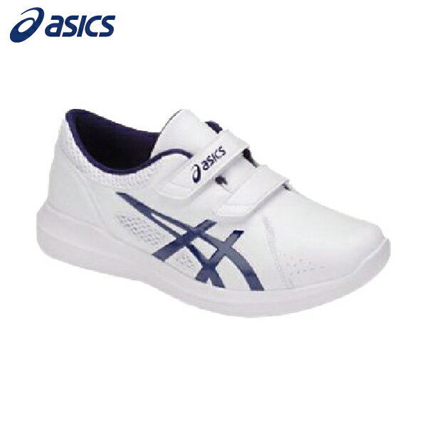 アシックス ナースシューズ NURSEWALKER203 ホワイト×ピーコート 26.0cm (1足) 品番:1271A032.101-26.0