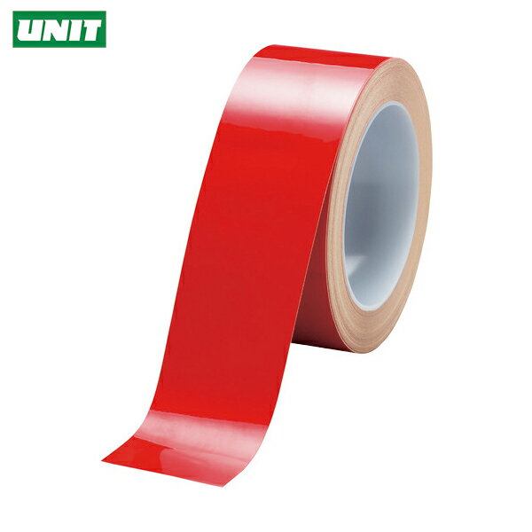 ユニット ユニフィットテープ(赤)50X10M (1巻) 品番：863-604